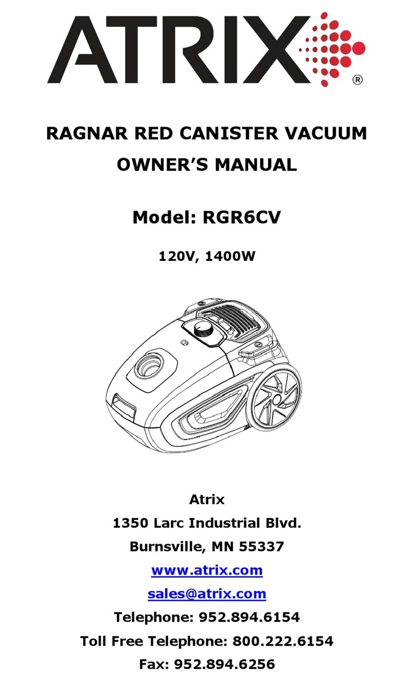 Atrix RAGNAR RED RGR6CV User manual