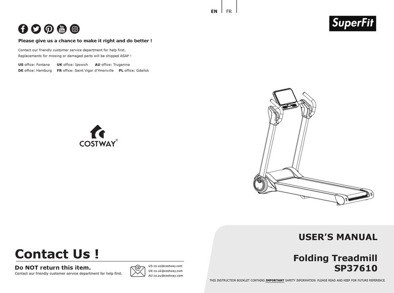 Costway SuperFit SP37610 user manual Costway SuperFit SP37610 user manual