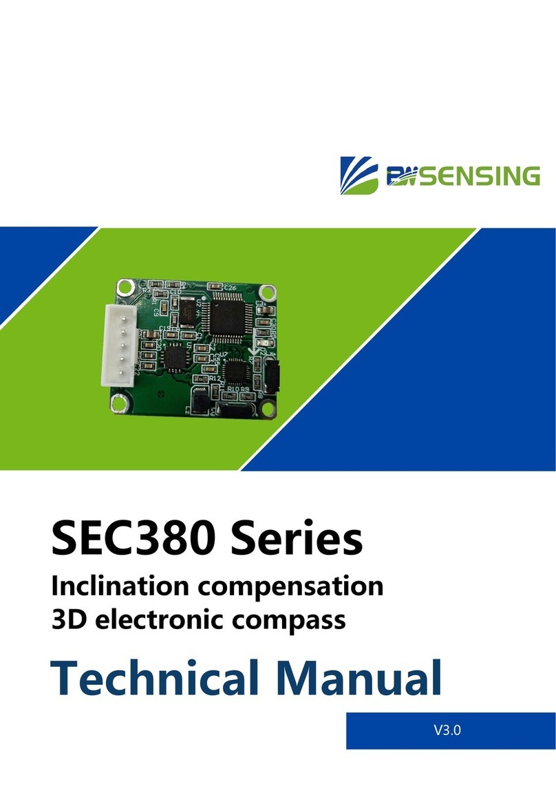 BW SENSING SEC380 Series Technical manual