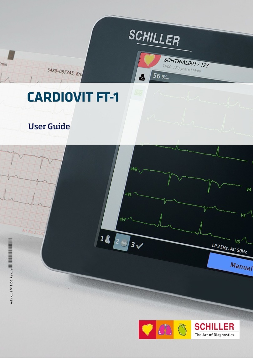 Schiller CARDIOVIT FT-1 user guide