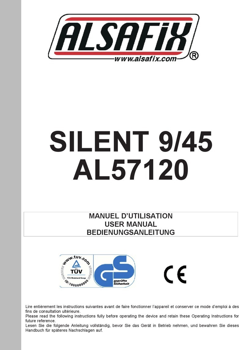 Alsafix SILENT 9/45 User manual
