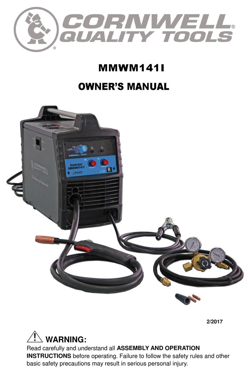 Cornwell Tools MMWM141I owner's manual