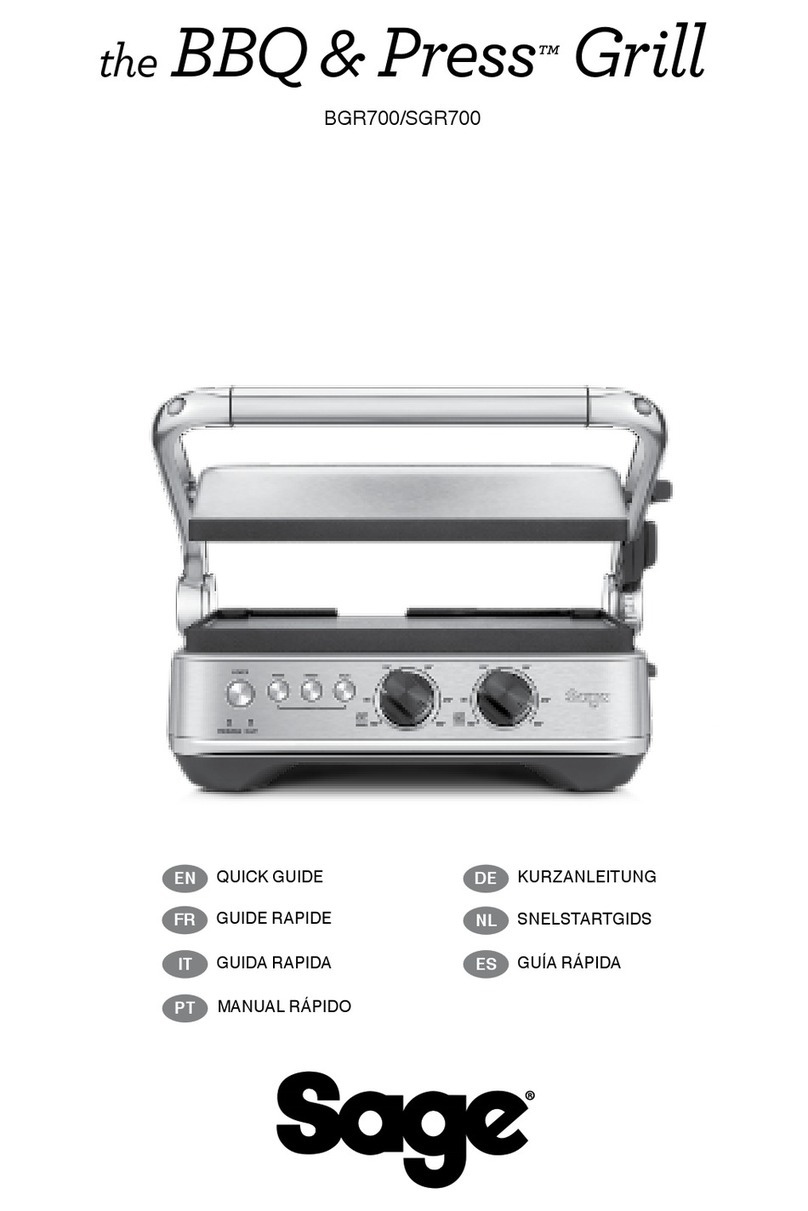 Sage the BBQ & Press BGR700 quick guide