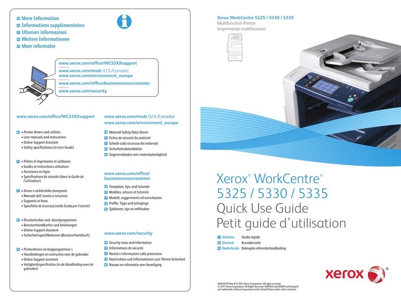 Xerox WorkCentre 5325 Operating manual