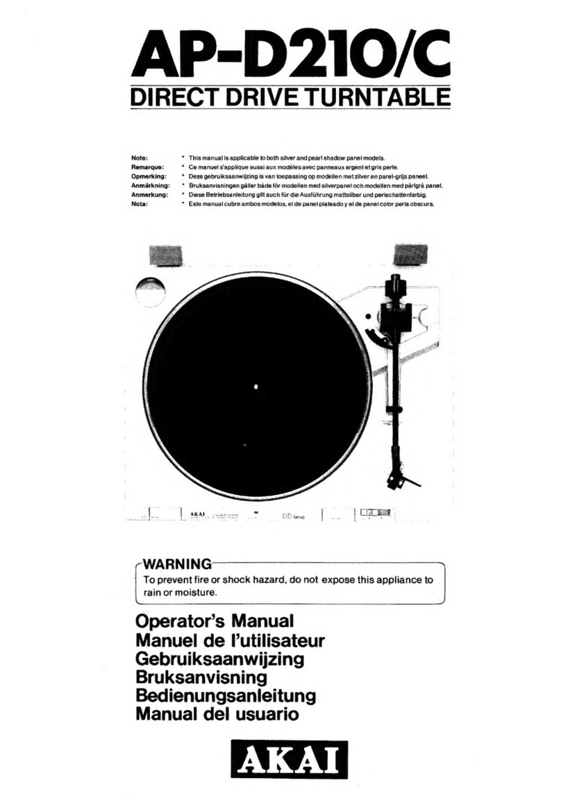 Akai AP-D210/C User manual