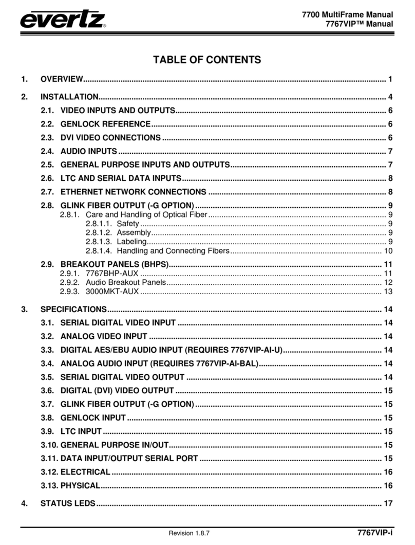 evertz 7700 Series manual