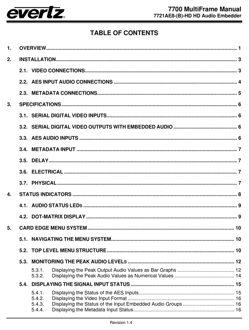evertz 7700 Series manual