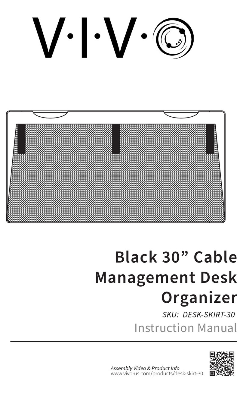 Vivo DESK-SKIRT-30 instruction manual Vivo DESK-SKIRT-30 instruction manual
