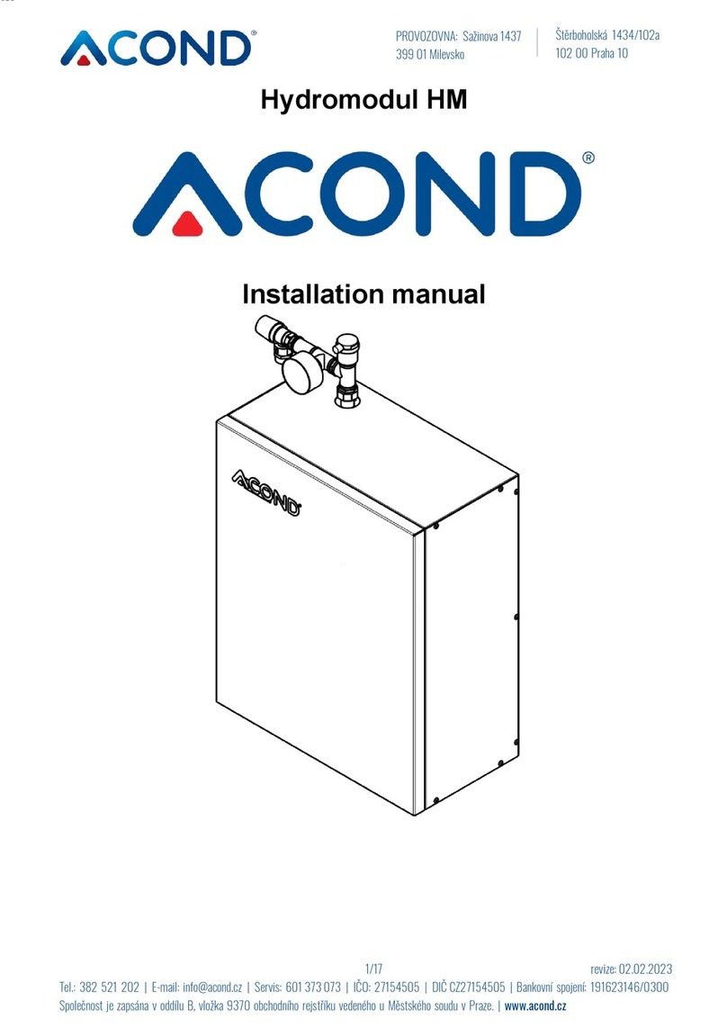 Acond Hydromodul installation manual