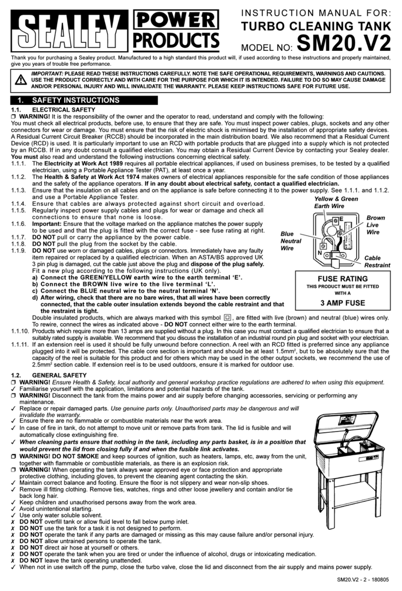 Sealey SM20.V2 User manual