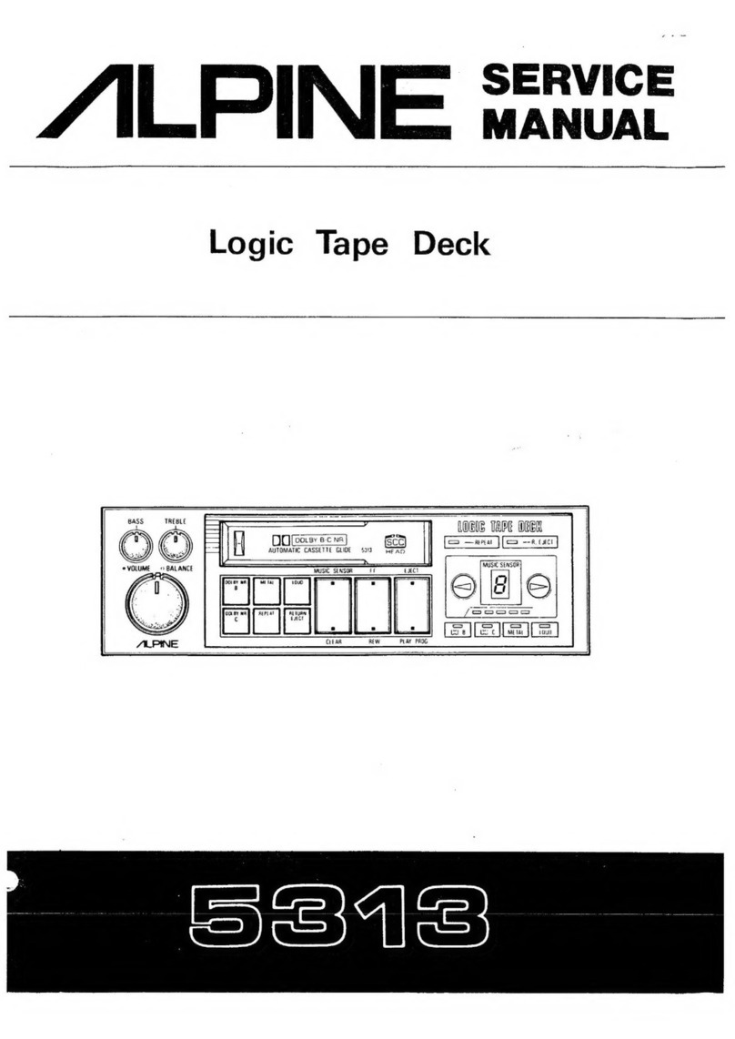 Alpine 5313 Service manual
