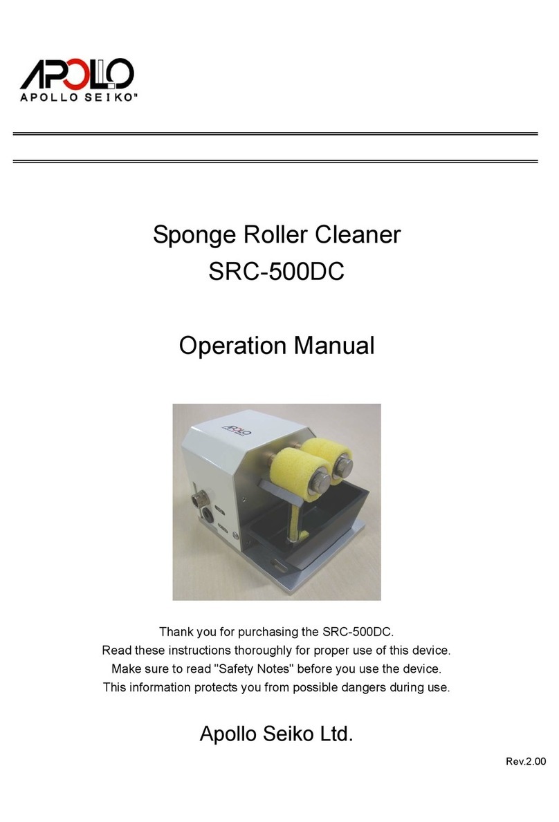 Apollo SRC-500DC User manual