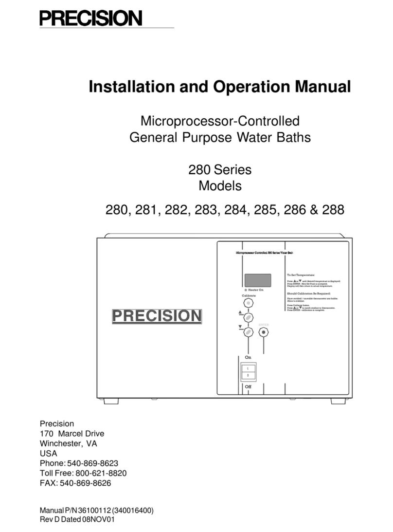 Precision 280 Series Installation and operation manual