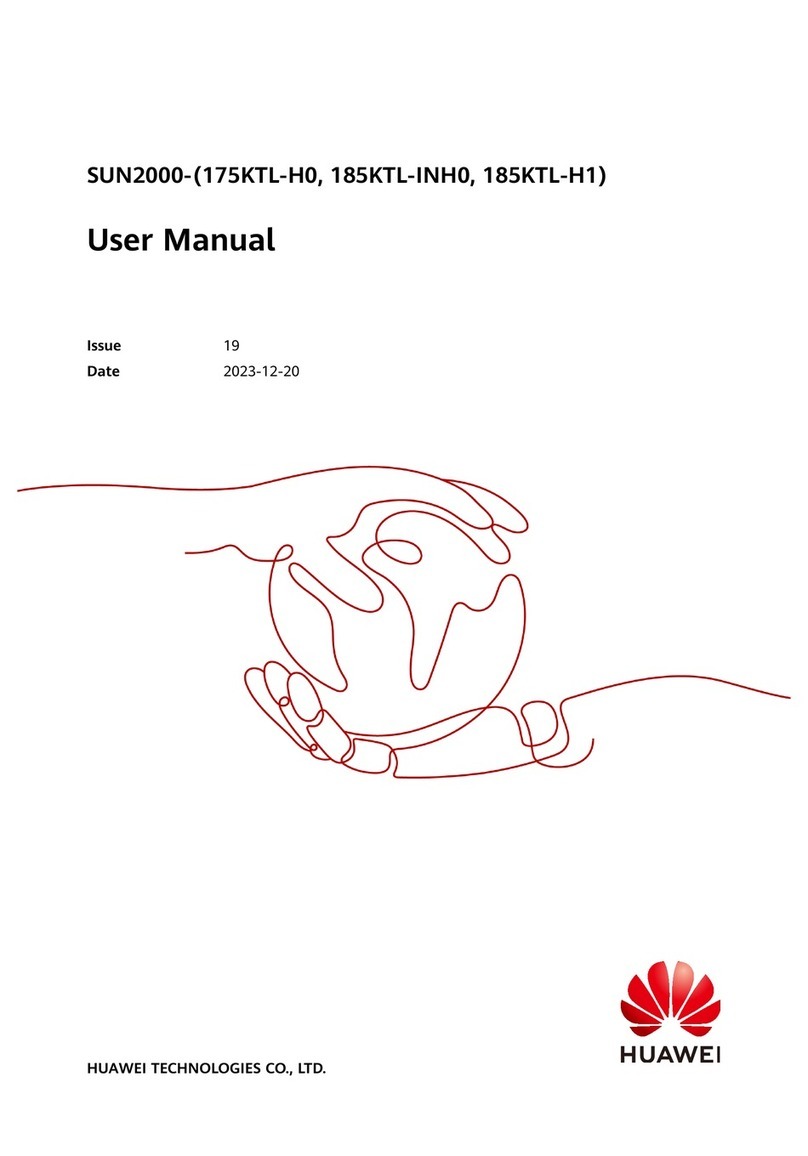 Huawei SUN2000-175KTL-H0 User manual