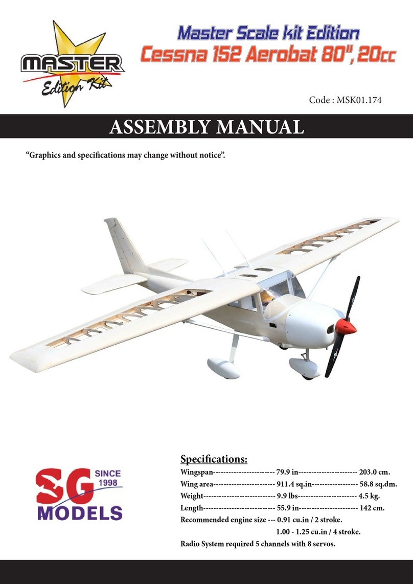 SG Models Master Scale kit Edition Cessna 152 Aerobat User manual SG Models Master Scale kit Edition Cessna 152 Aerobat User manual