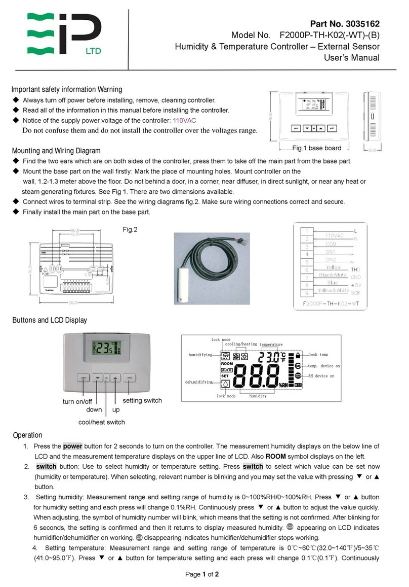EIP F2000P-TH-K02-WT User manual