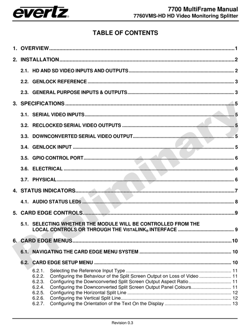 evertz 7700 Series manual