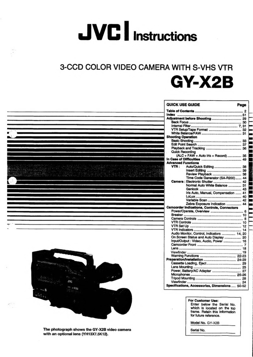 JVC GY-X2B User manual JVC GY-X2B User manual