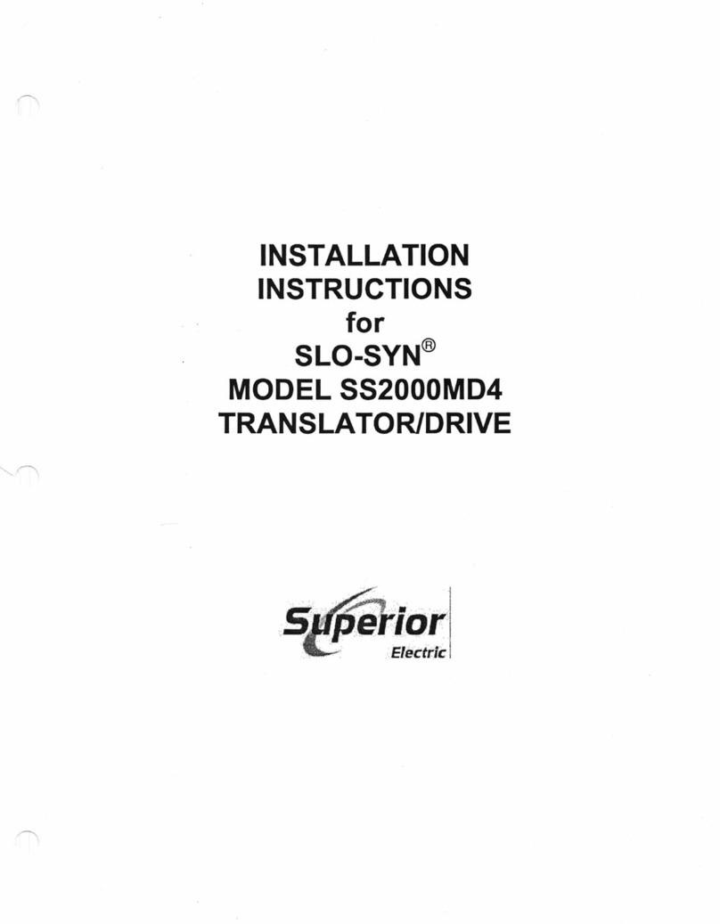 Superior Electric SLO-SYN SS2000MD4 installation instructions