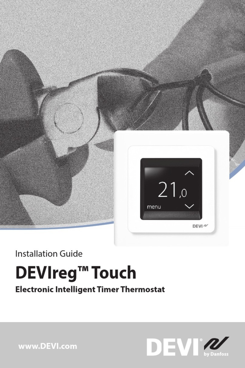 Danfoss DEVIreg Touch User manual Danfoss DEVIreg Touch User manual