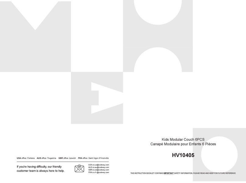 Costway HV10405 Instruction booklet