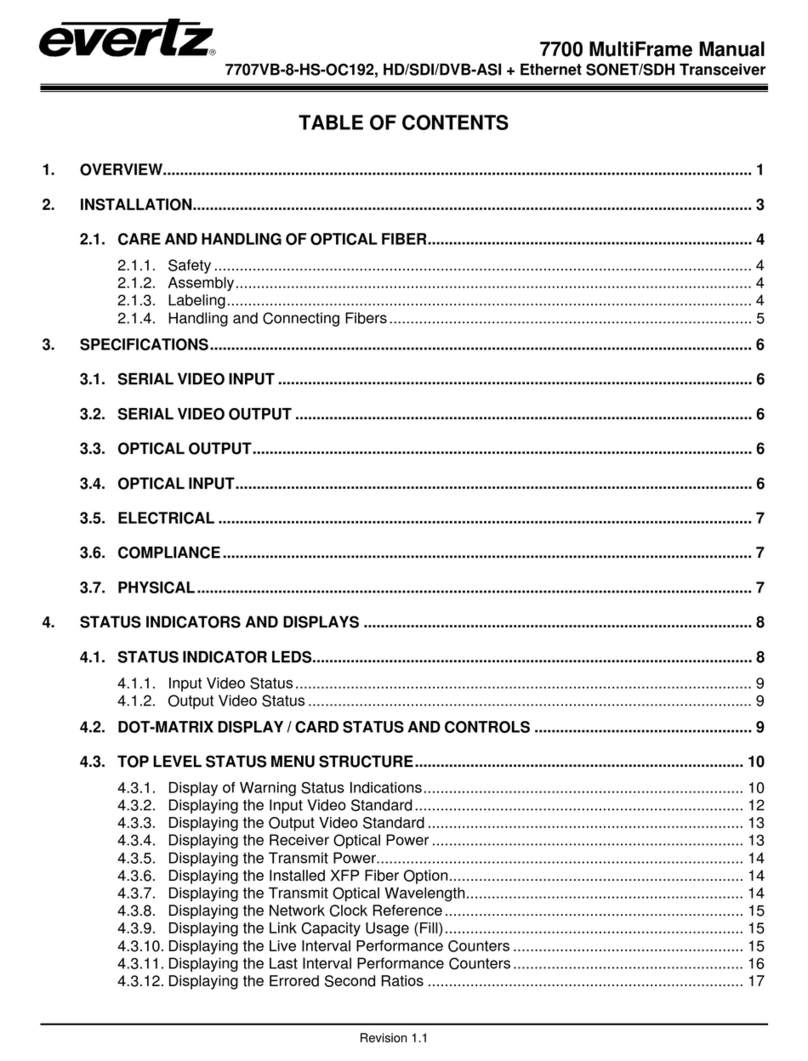 evertz 7700 Series manual