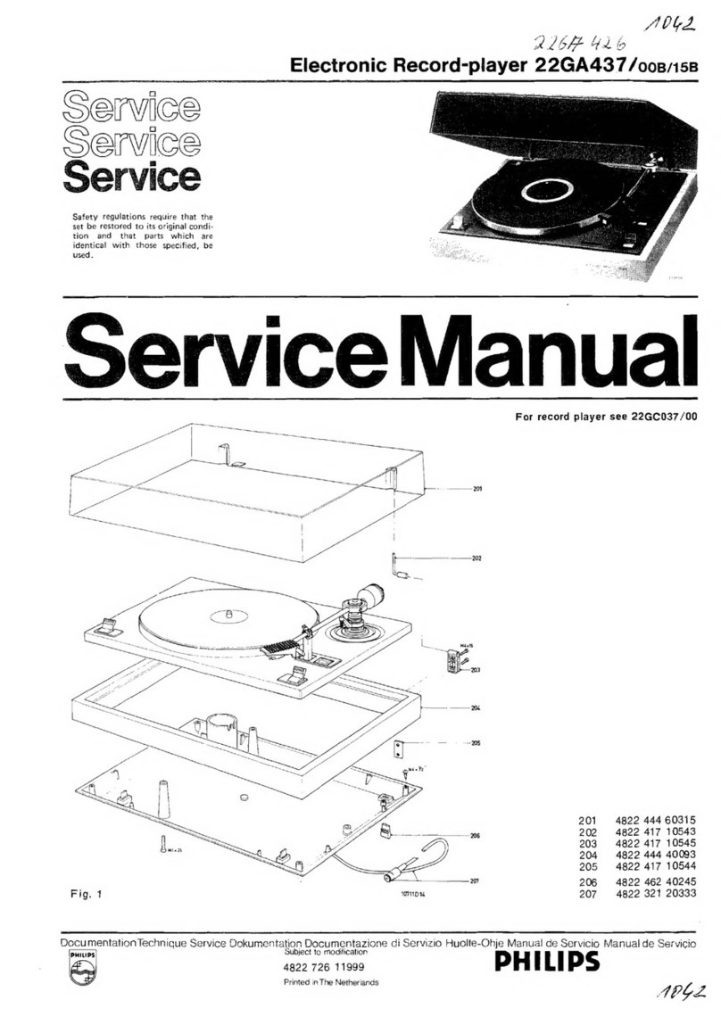 Philips 22GA437/00B Service manual