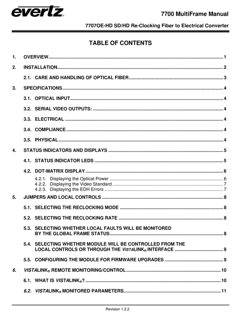 evertz 7700 Series manual