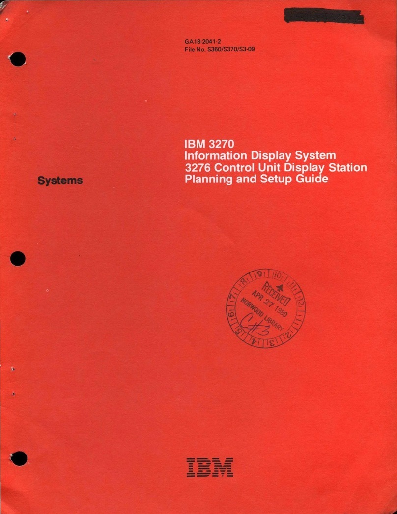 IBM 3270 manual