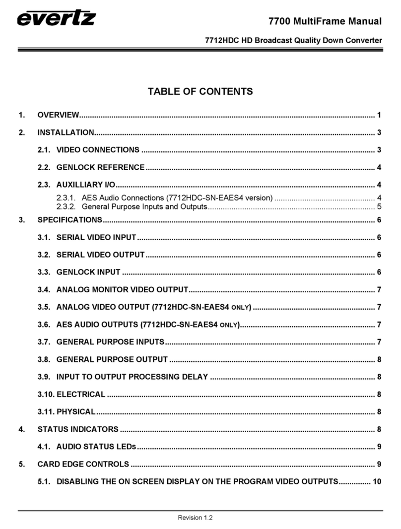 evertz 7700 Series manual