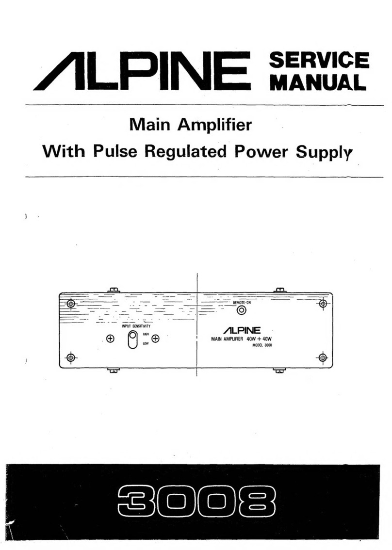 Alpine 3008 Service manual