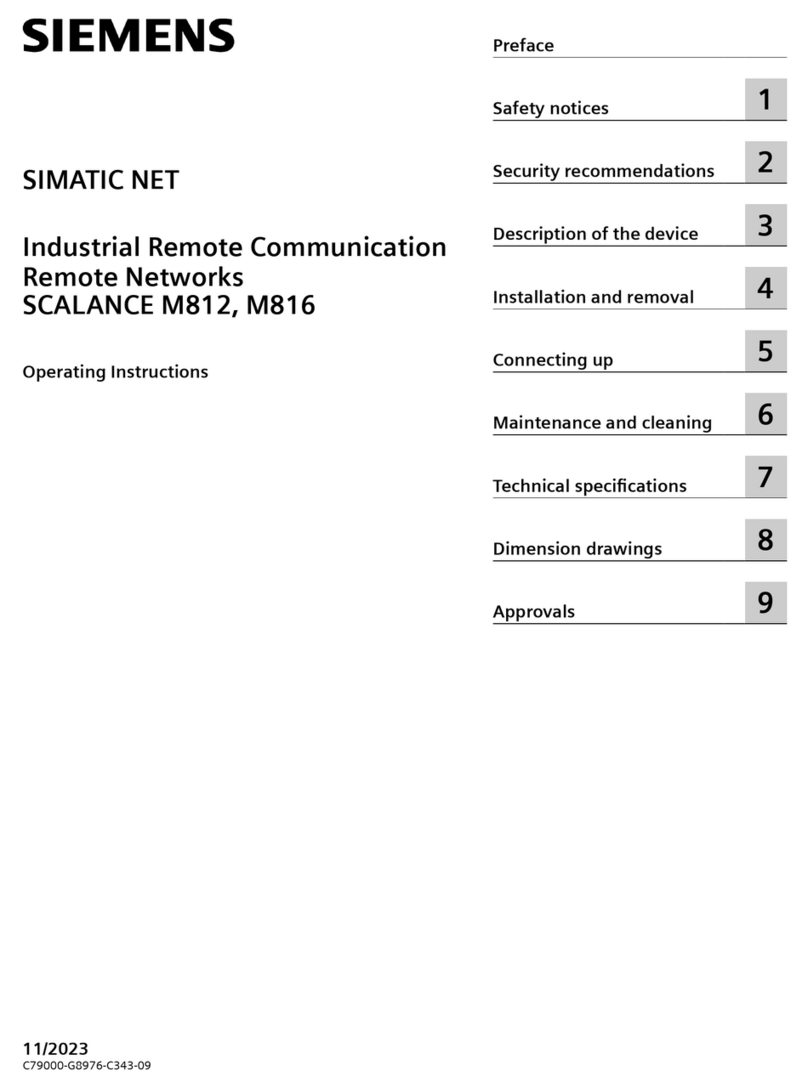 Siemens Simatic Net Scalance M812 User manual