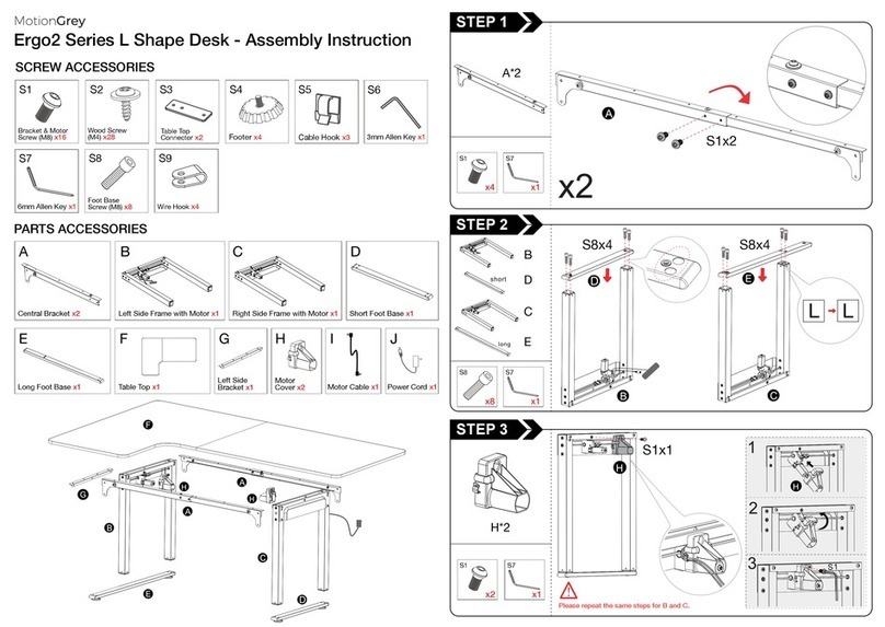 MotionGrey Ergo2 Series User manual