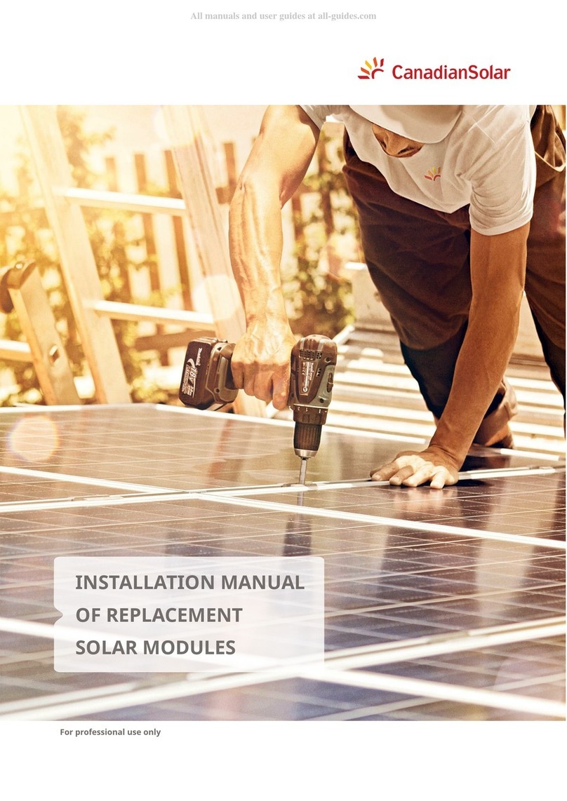 CanadianSolar CS5AH User manual