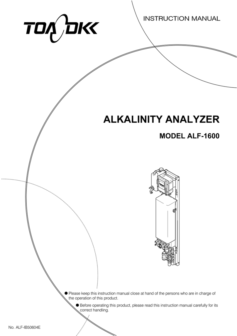 TOA-DKK ALF-1600 instruction manual