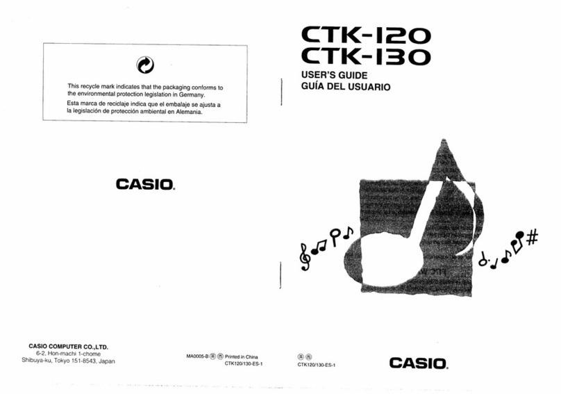 Casio CTK-120 user guide