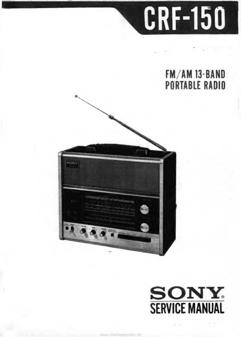 Sony CRF-150 Service manual