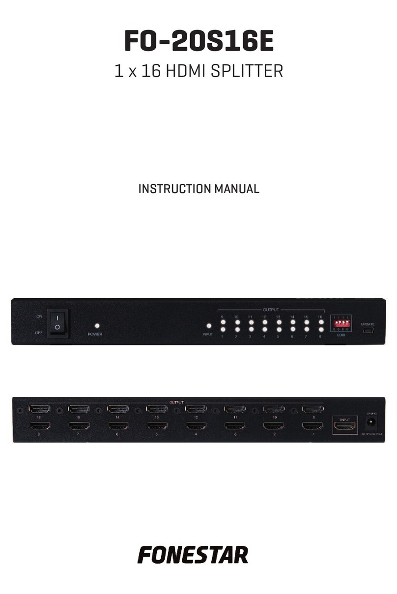 FONESTAR FO-20S16E User manual