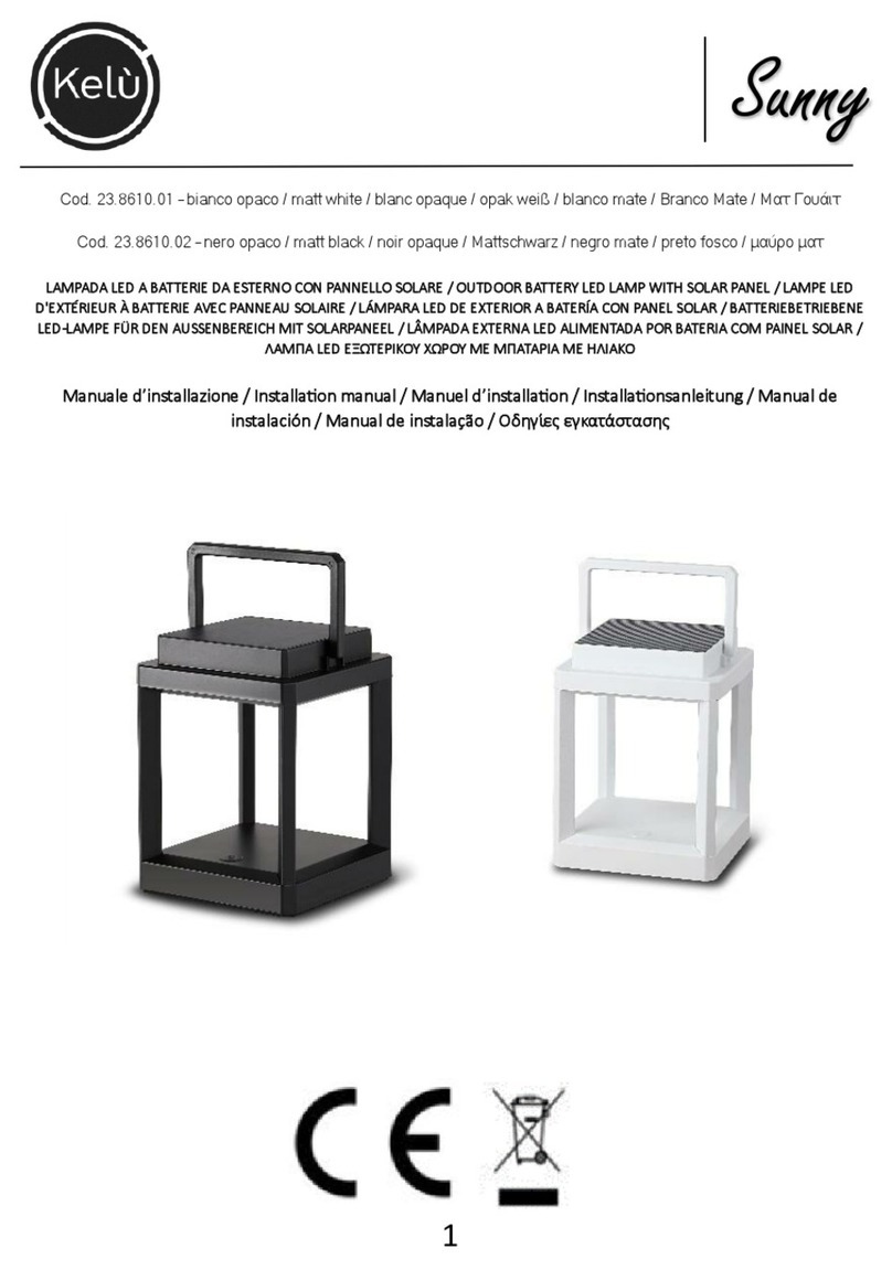 Kelu Sunny 23.8610.01 instruction manual