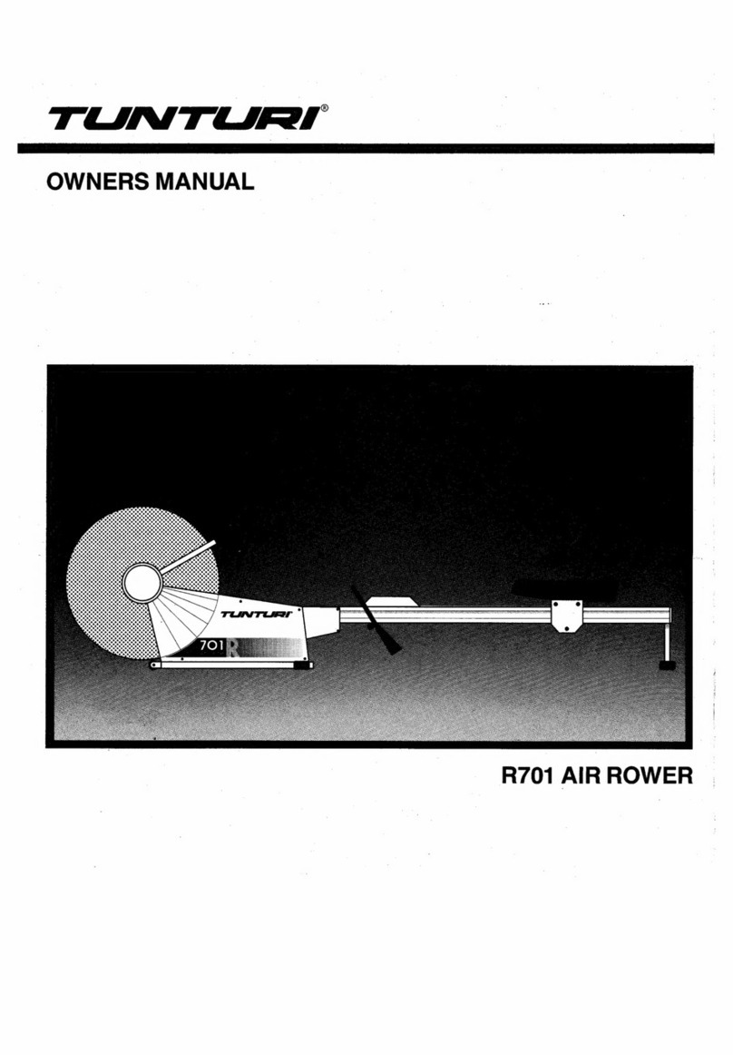 Tunturi R701 User manual Tunturi R701 User manual