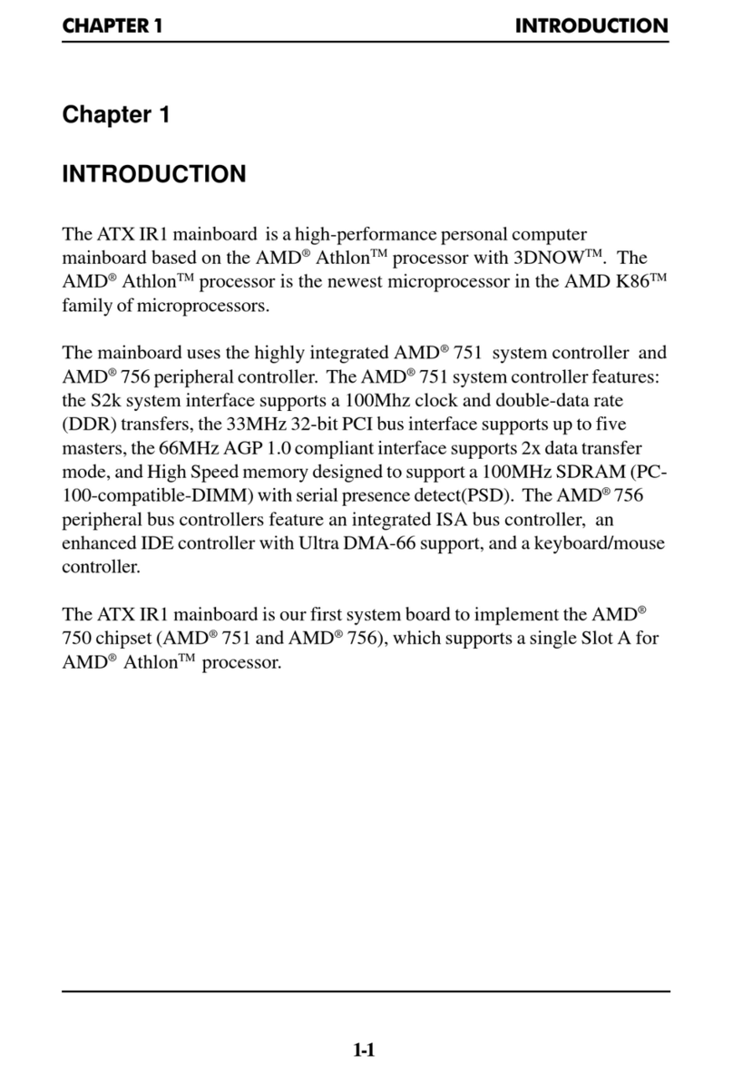 MSI ATX IR1 User manual
