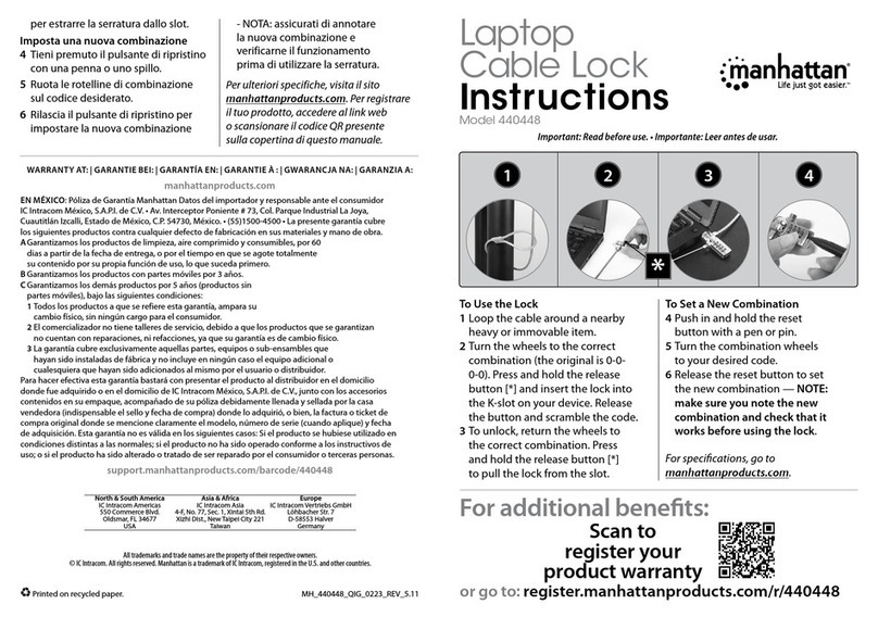 Manhattan 440448 instructions