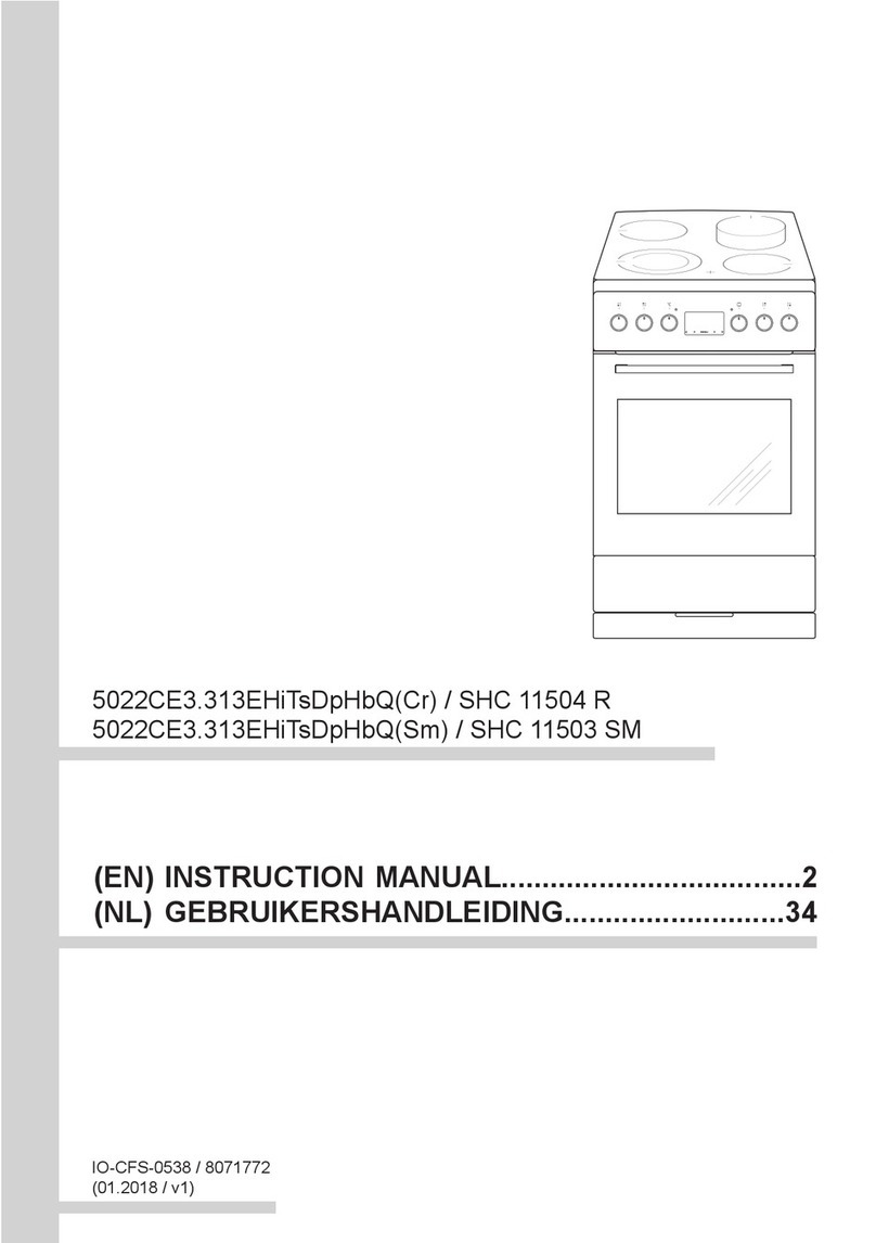 Amica SHC 11504 R instruction manual