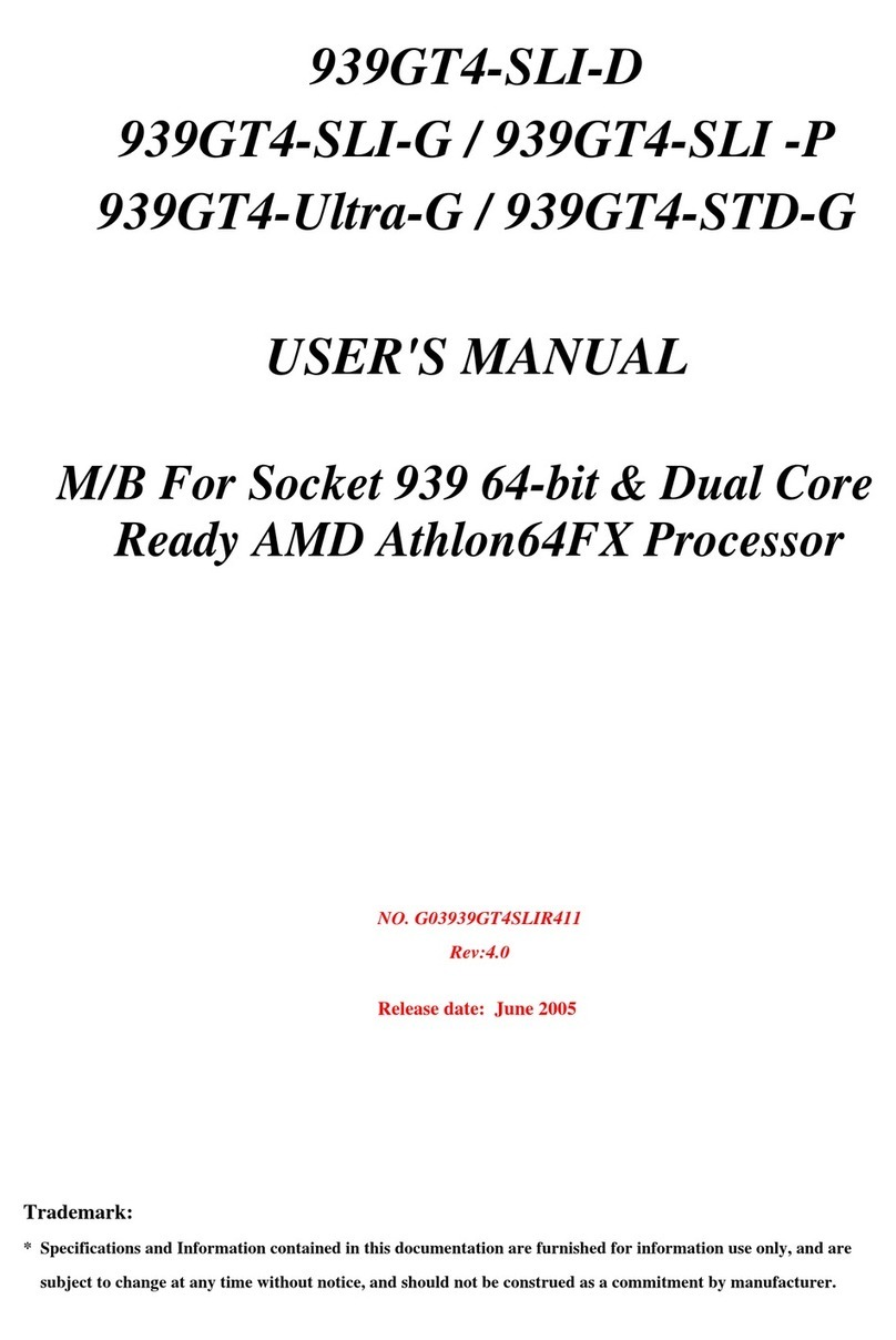 JETWAY 939GT4-SLI-D User manual