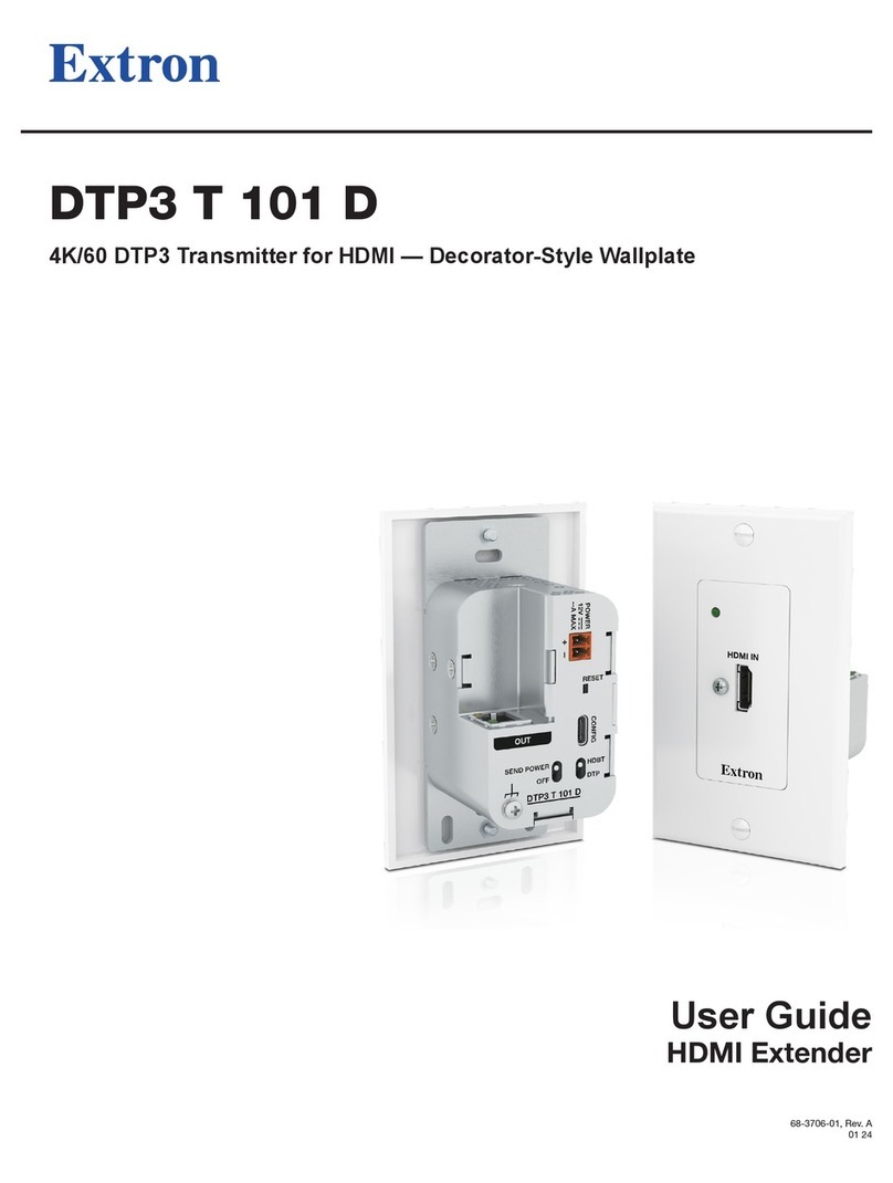 Extron electronics DTP3 T 101 D User manual