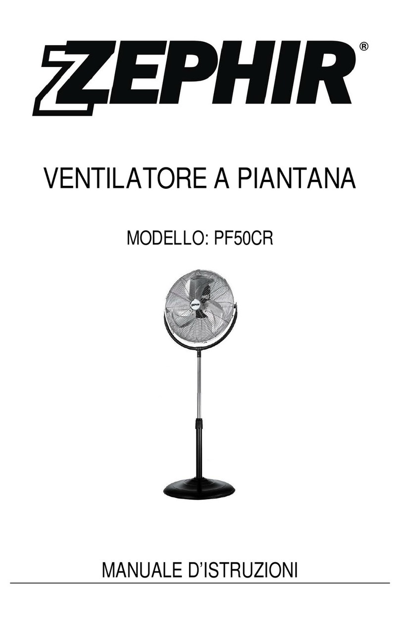 Zephir PF50CR User manual