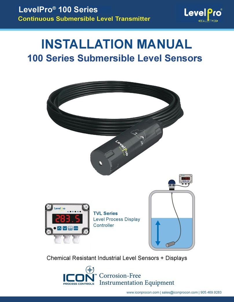 ICON Levelpro 100 Series installation manual