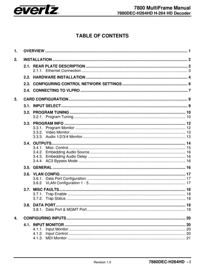evertz 7800 manual