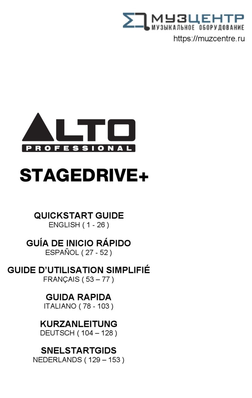Alto STAGEDRIVE+ quick start guide