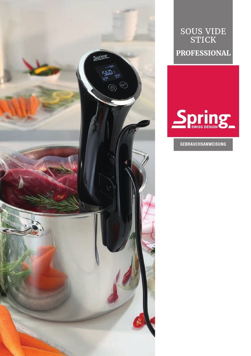 Spring PROFESSIONAL Sous Vide-Stick User manual